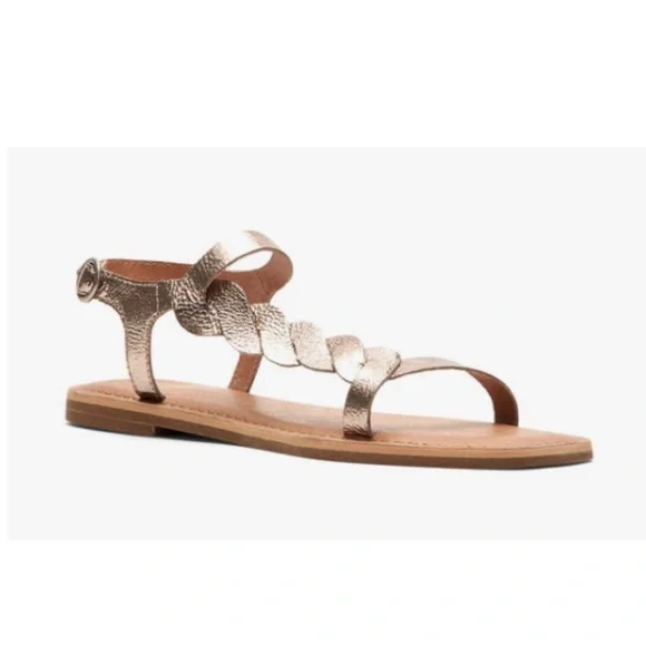 Frye Braided Strap Sydney Sandal NIB Size 10 in Bronze - Picture 14 of 16